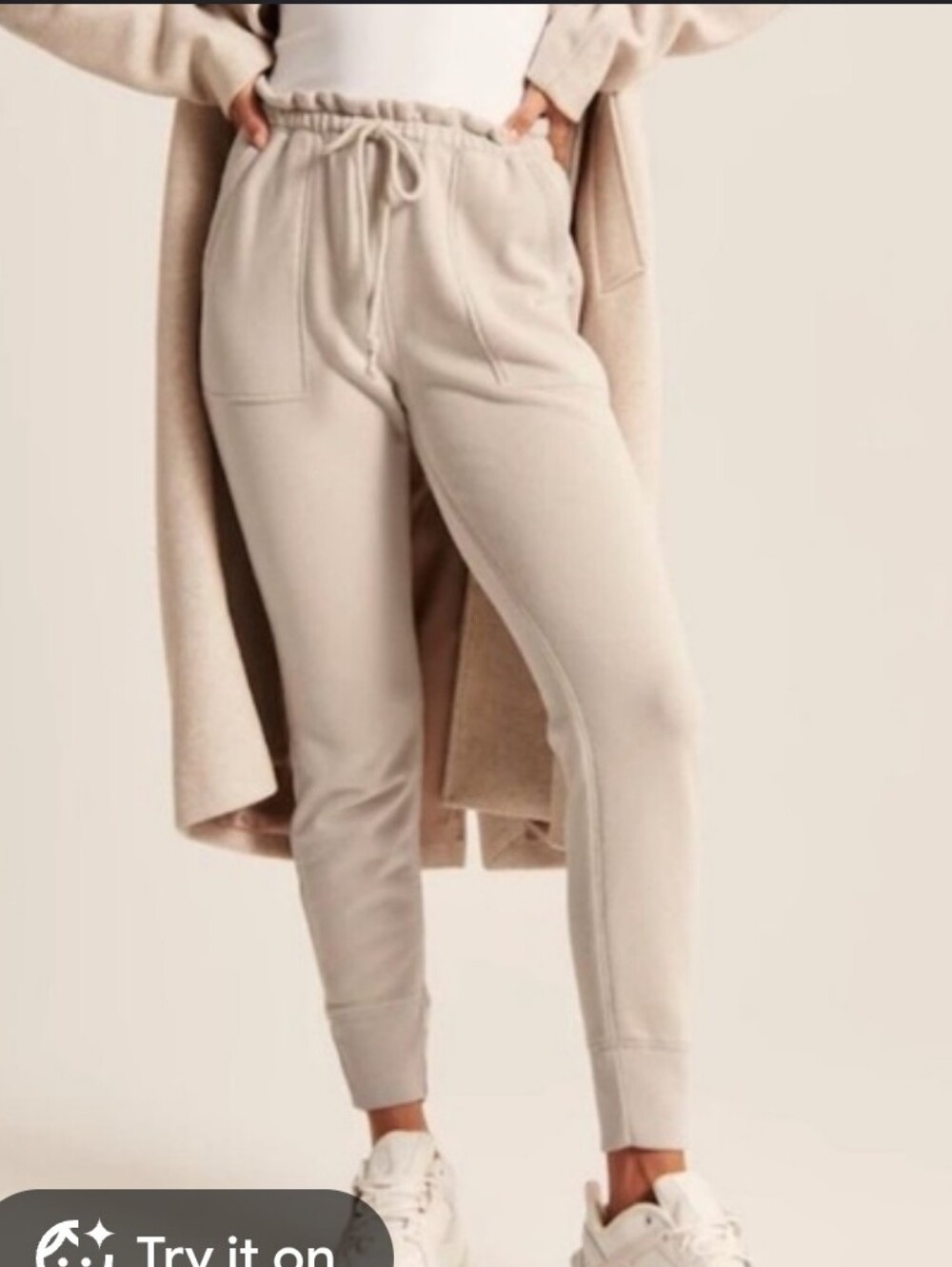 Abercrombie & Fitch Womens Light Pink Jogger Sweatpants Size Small